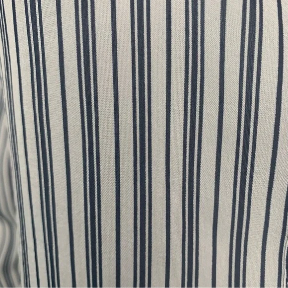 JUICY COUTURE 100% Silk “Mediterranean” Striped Blouse Size XS - Picture 3 of 16